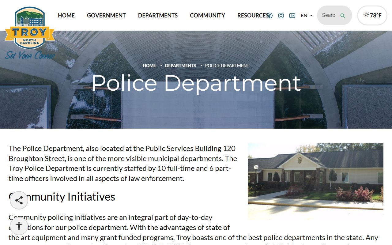 Montgomery County arrest records and court charges Troy Police Department reports
