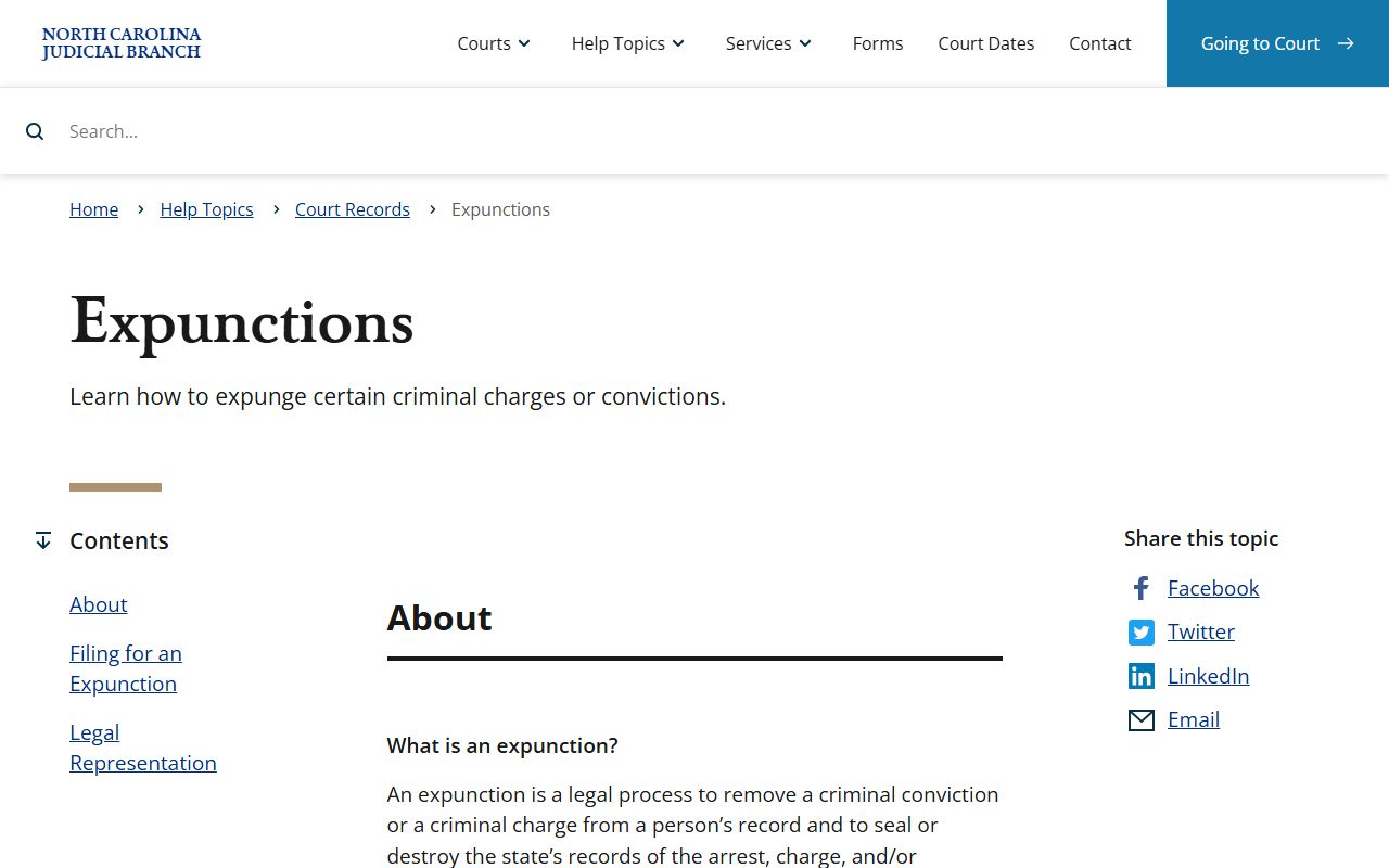 Montgomery County criminal court records expunction help source