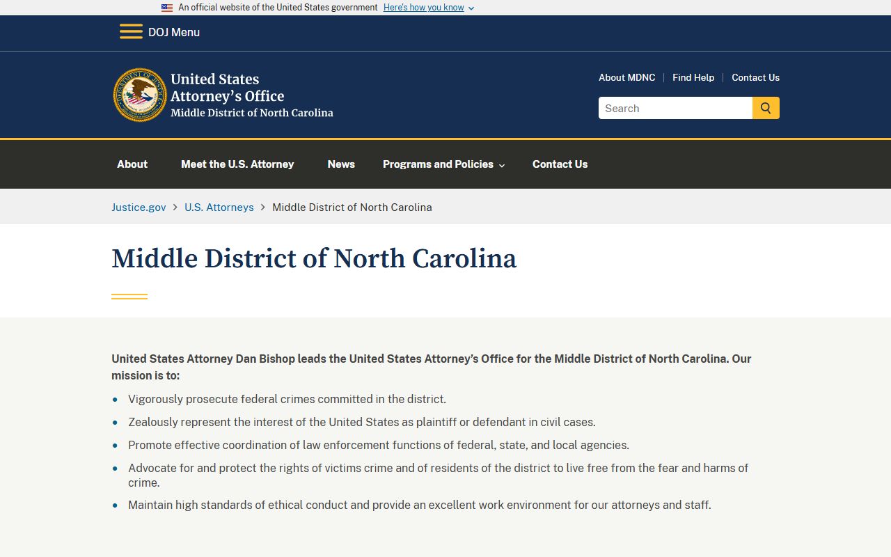Montgomery County Superior Court records federal district distinction