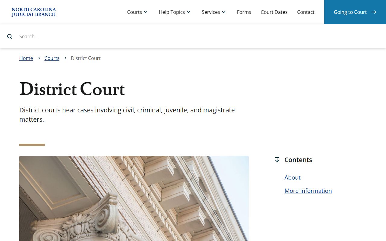 Montgomery County traffic court records District Court overview